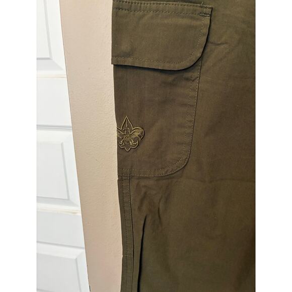 Boy Scouts of America Ladies Uniform Pants Cargo Green Women's Size 16W - Picture 3 of 5